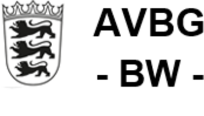 Wappen Baden-Württemberg mit Schriftzug AVBG BW