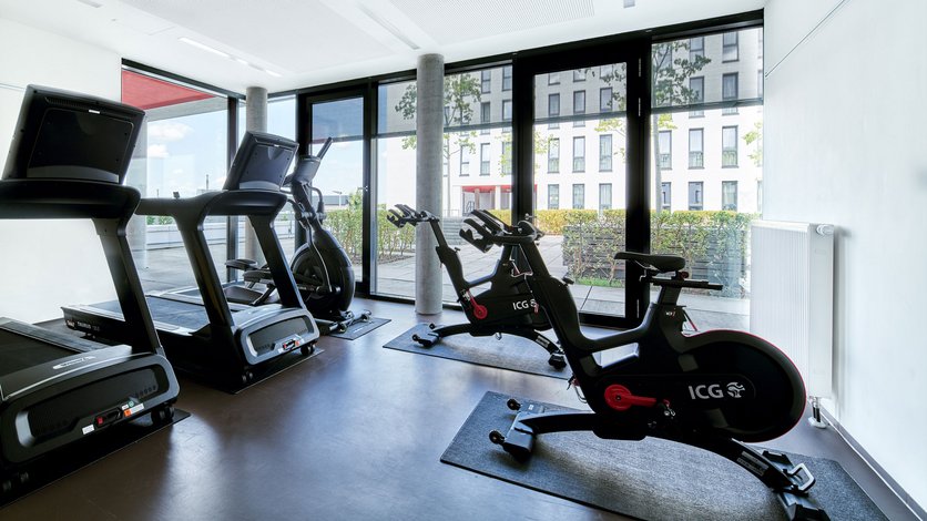 Kardioraum der LFS mit Geräten