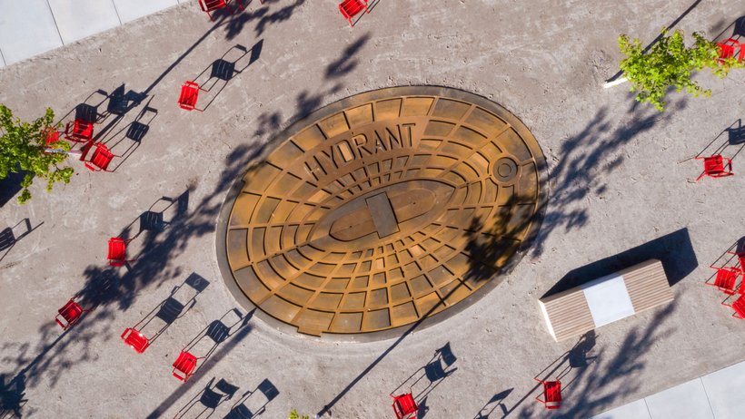 Kunst auf dem Gelände der LFS "Hydrant" und "Wache"