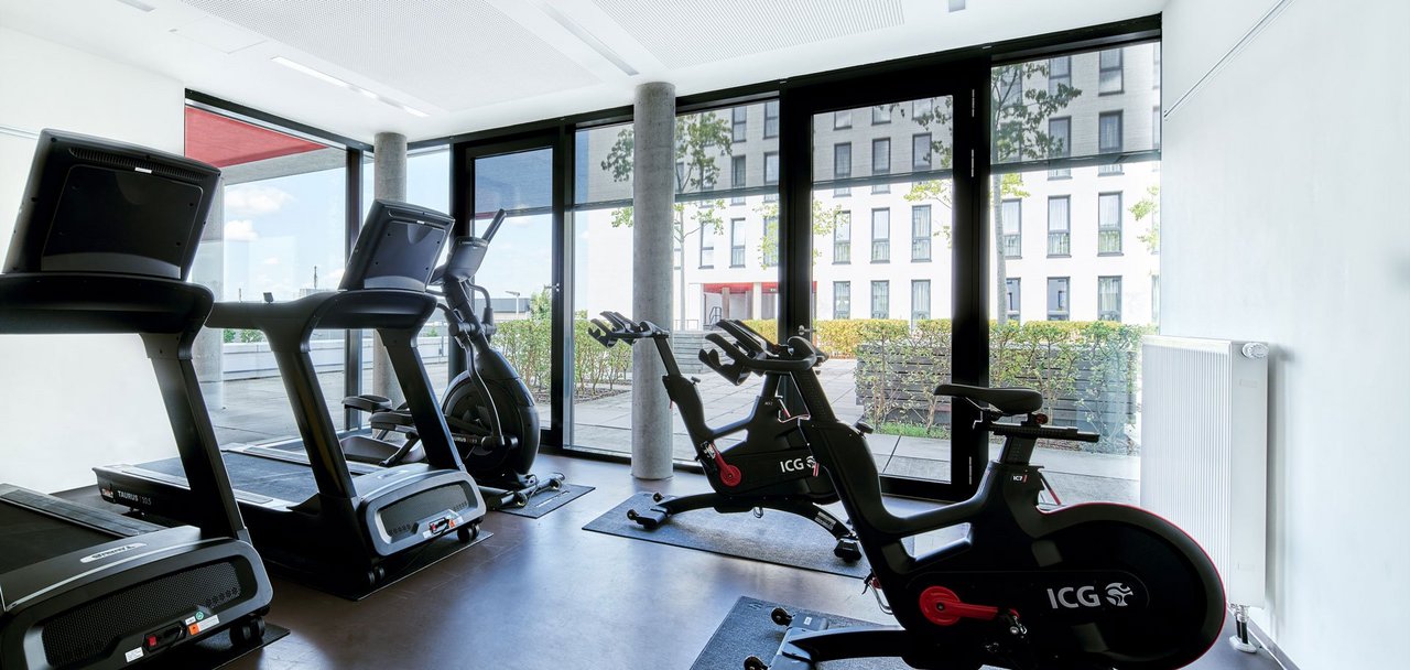 Kardioraum der LFS mit Geräten