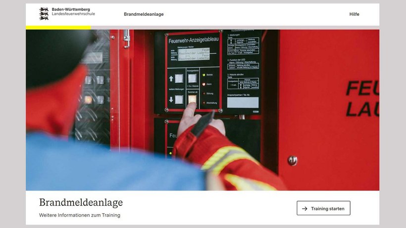 Screenshot eines Webbasedtraining
