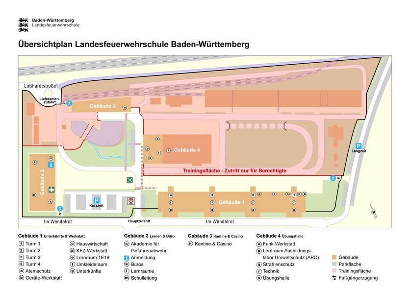 Übersichtplan der LFS