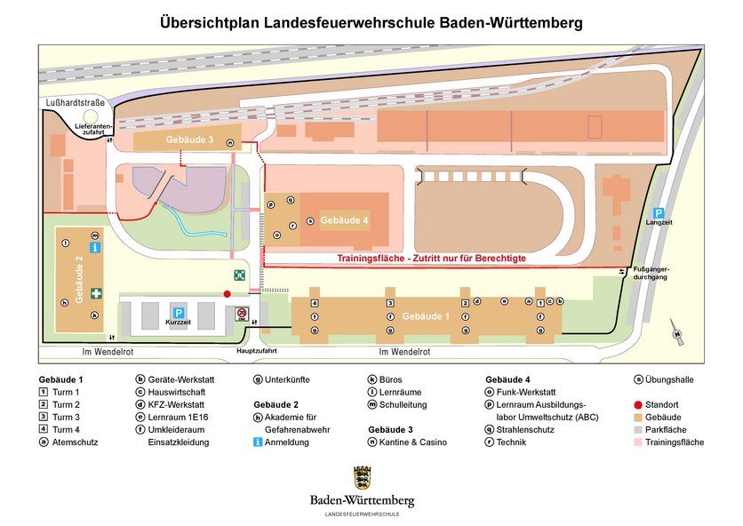 Übersichtplan der LFS
