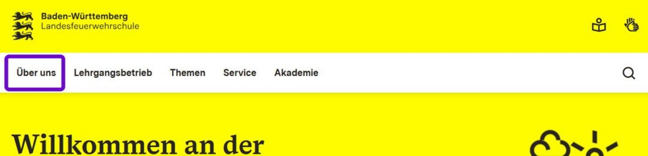 Leichte Sprache: Ansicht der Seite Über uns